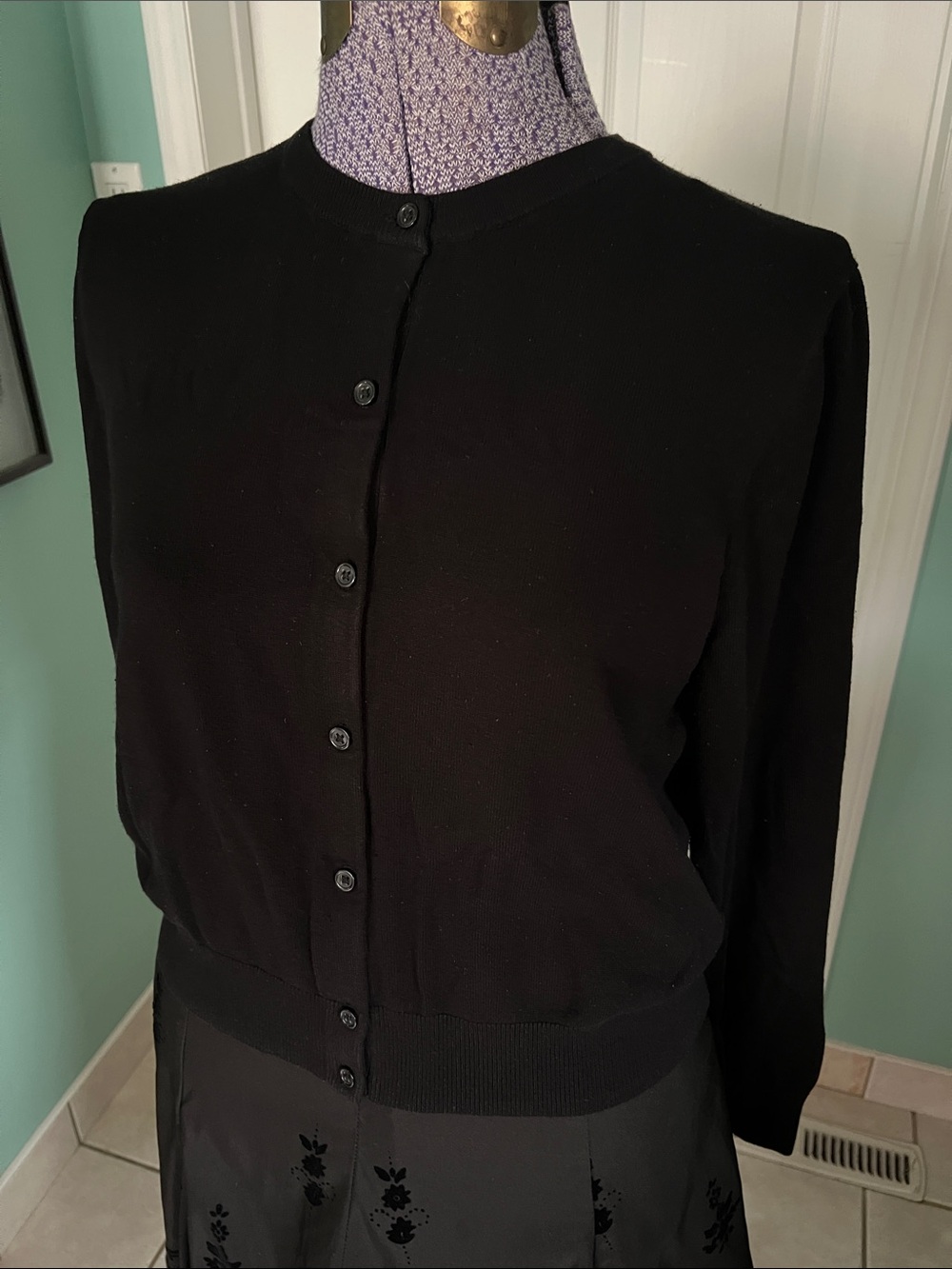 Classic Black Cardigan